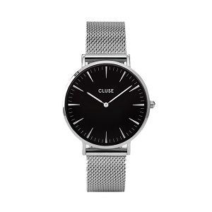 CLUSE LABOHEMΕ Mesh Silver Stainless Steel Strap CW0101201004