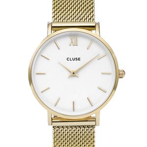 CLUSE MINUIT Mesh Gold Stainless Steel Strap CW0101203007