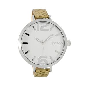 OOZOO Timepieces XXL Brown Leather Strap C7146
