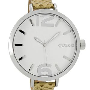 OOZOO Timepieces XXL Brown Leather Strap C7146