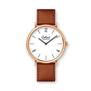 COLORI Phantom Brown Leather Strap COL437
