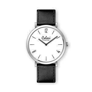 COLORI Phantom Black Leather Strap COL442