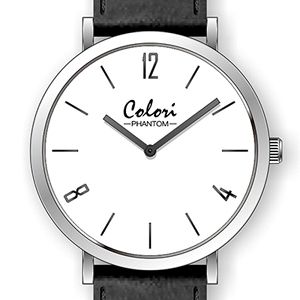 COLORI Phantom Black Leather Strap COL442