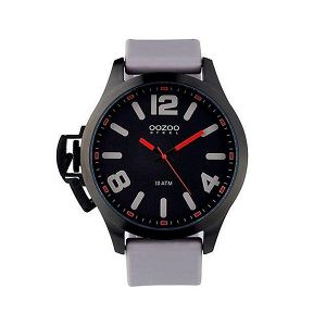 OOZOO STEEL XL Grey Rubber Strap OS362