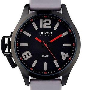 OOZOO STEEL XL Grey Rubber Strap OS362