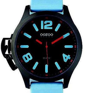 OOZOO STEEL XL Light Blue Rubber Strap OS380