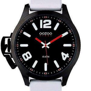 OOZOO STEEL XL White Rubber Strap OS384
