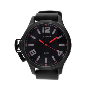 OOZOO STEEL XXL Black Rubber Strap OS361B
