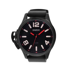 OOZOO STEEL XXL Black Rubber Strap OS373B