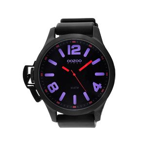 OOZOO STEEL XXL Black Rubber Strap OS375B