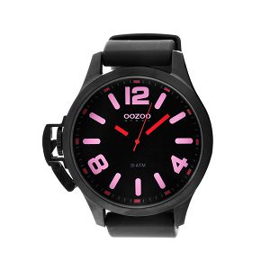 OOZOO STEEL XXL Black Rubber Strap OS377B