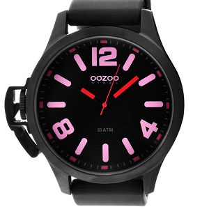 OOZOO STEEL XXL Black Rubber Strap OS377B