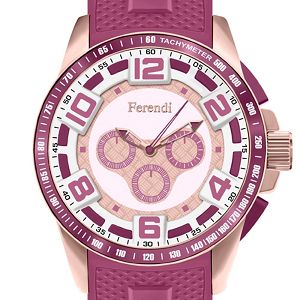 FERENDI REBEL Purple Rubber Strap 1601-7
