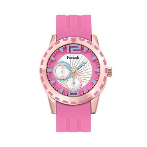 FERENDI Sunray Series Fuchsia Rubber Strap 1920-2