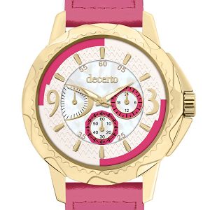 DECERTO Candy Fuchsia Leather Strap 9393-33