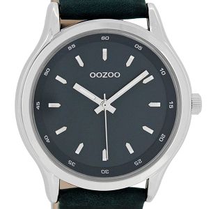 OOZOO Timepieces Blue Leather Strap C7438