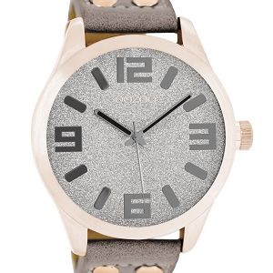 OOZOO Timepieces Brown Leather Strap C8470