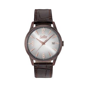 SIXTIES Brown Leather Strap RGAL-02-5