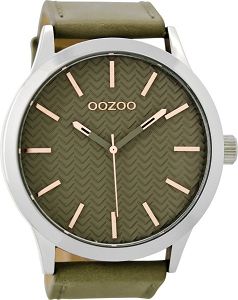 OOZOO Timepieces Khaki Leather Strap C9010