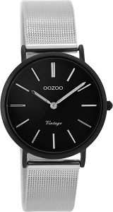 OOZOO Vintage Silver Metallic Mesh Bracelet C8879
