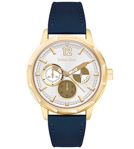 REINA FERE Amphitrite Blue Leather Strap 8826-224