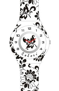 COLORI Kids White Rubber Strap CLK100