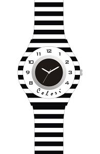 COLORI Kids White Rubber Strap CLK102