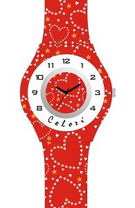 COLORI Kids Red Rubber Strap CLK104