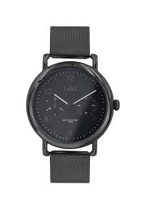 IKKI LIZ Black Stainless Steel Strap LI04