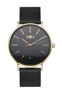IKKI NOAH Black Stainless Steel Strap NA05