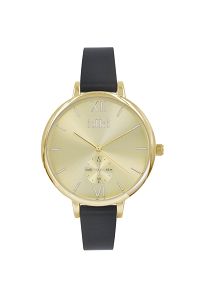 IKKI ESTELLE Black Leather Strap ET08