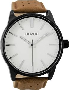 OOZOO Timepieces Brown Leather Strap C9420
