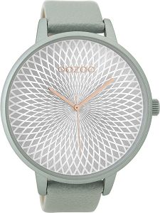 OOZOO Timepieces Light Blue Leather Strap C9521