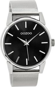 OOZOO Timepieces Silver Metallic Bracelet C9550