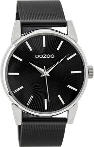 OOZOO Timepieces Black Metallic Bracelet C9551