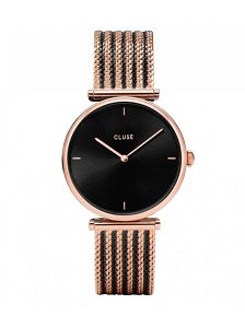 Cluse Triomphe Mesh Bicolour Rose Gold Black/Black CW0101208005