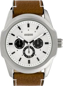 OOZOO Timepieces XXL Brown Leather Strap C10315
