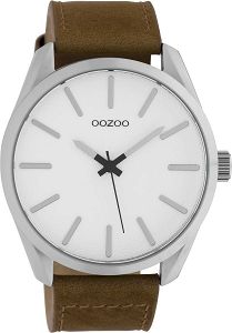OOZOO Timepieces XXL Brown Leather Strap C10320