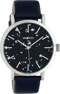 OOZOO Timepieces Blue Leather Strap C10414