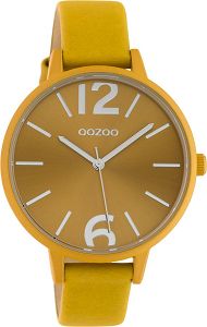 OOZOO Timepieces Yellow Leather Strap C10440