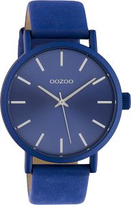 OOZOO Timepieces Blue Leather Strap C10452