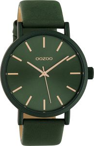 OOZOO Timepieces Green Leather Strap C10453