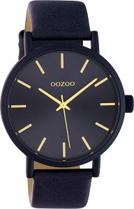 OOZOO Timepieces Blue Leather Strap C10454