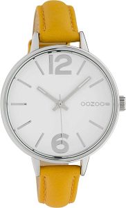 OOZOO Timepieces Yellow Leather Strap C10455