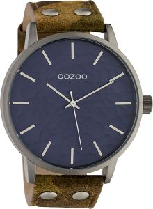 OOZOO Timepieces XXL Military Leather Strap C10461