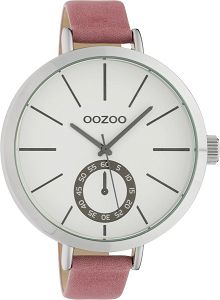 OOZOO Timepieces XL Pink Leather Strap C10464