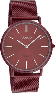OOZOO Vintage Colored Mesh Bordeaux Metallic Bracelet C20001