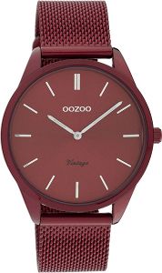OOZOO Vintage Colored Mesh Bordeaux Metallic Bracelet C20006