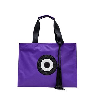 Purple Lady - Beach Bag/Tote Bag by Christina Malle CM96498