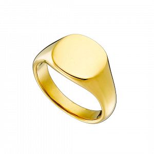 Δαχτυλίδι Από Ατσάλι Επιχρυσωμένο AS31074